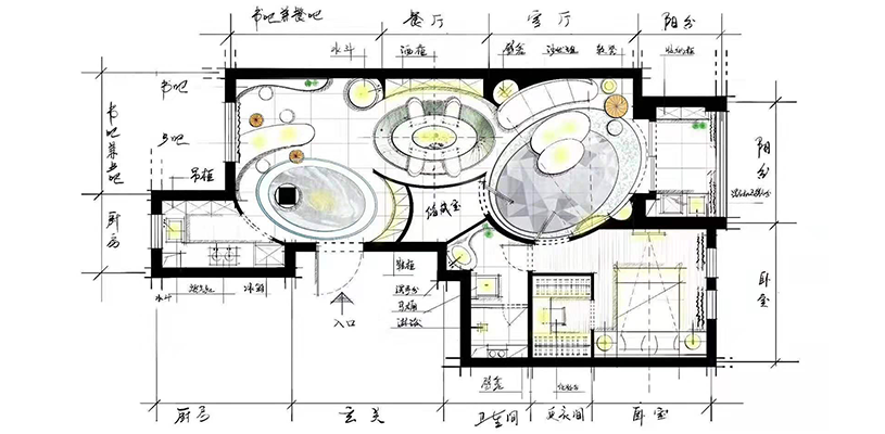 室內(nèi)設(shè)計(jì)彩平圖培訓(xùn)